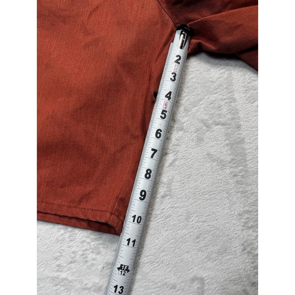 Volcom Corps Class Shorts Rust Red Cotton Twill C… - image 6